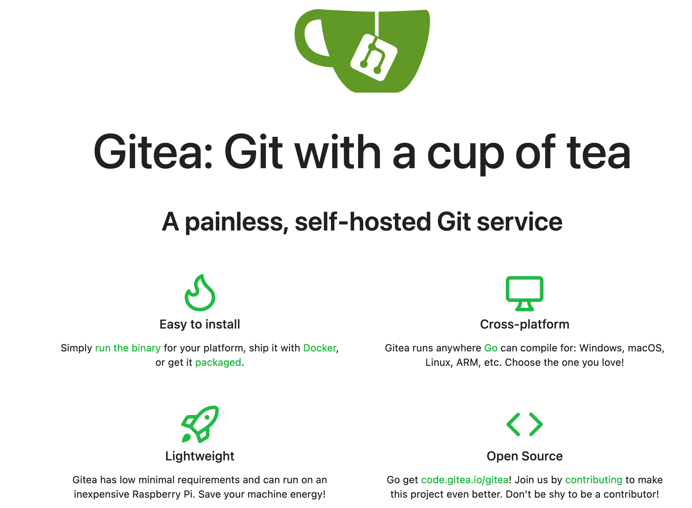 Gitea 官方网站